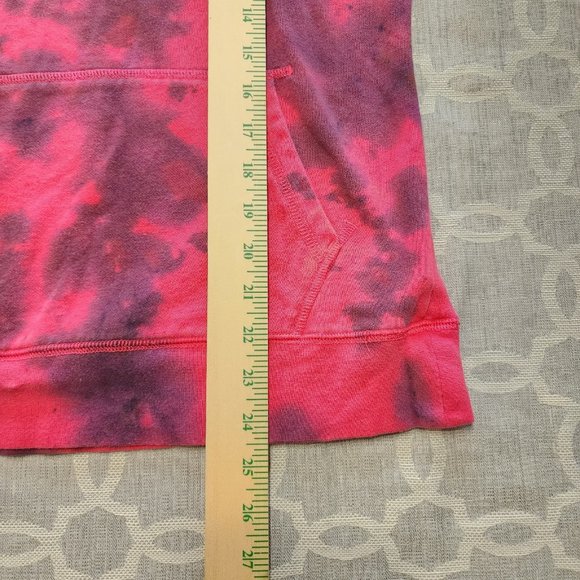 The North Face Pink Tie Dye Pullover Hoodie Sweatshirt Women's M - Picture 9 of 9